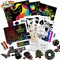 Christmas Gifts for Kids 74 Pieces, Scratch Art for Kids, Arts and Crafts for Kids, Rainbow Scratch Paper Art Set for Girl Birthday Gifts, 4-6 Christmas Girl Gifts Unicorn Toys